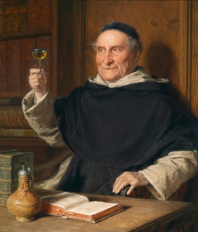Eduard Grützner in the Study Room by Eduard von Grutzner